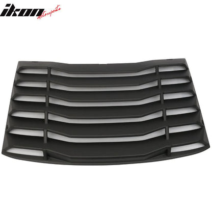 2016-2024 Chevy Camaro Unpainted Rear Side Window Louver Air Vent ABS