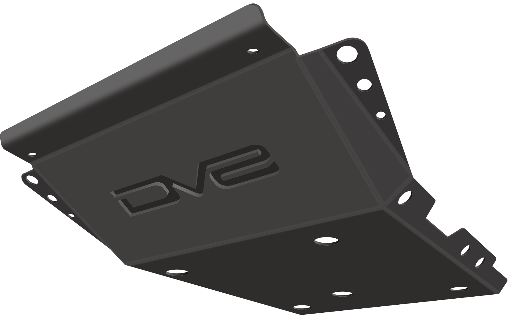 2016-21 Toyota Tacoma Front Skid Plate-DV8 Offroad