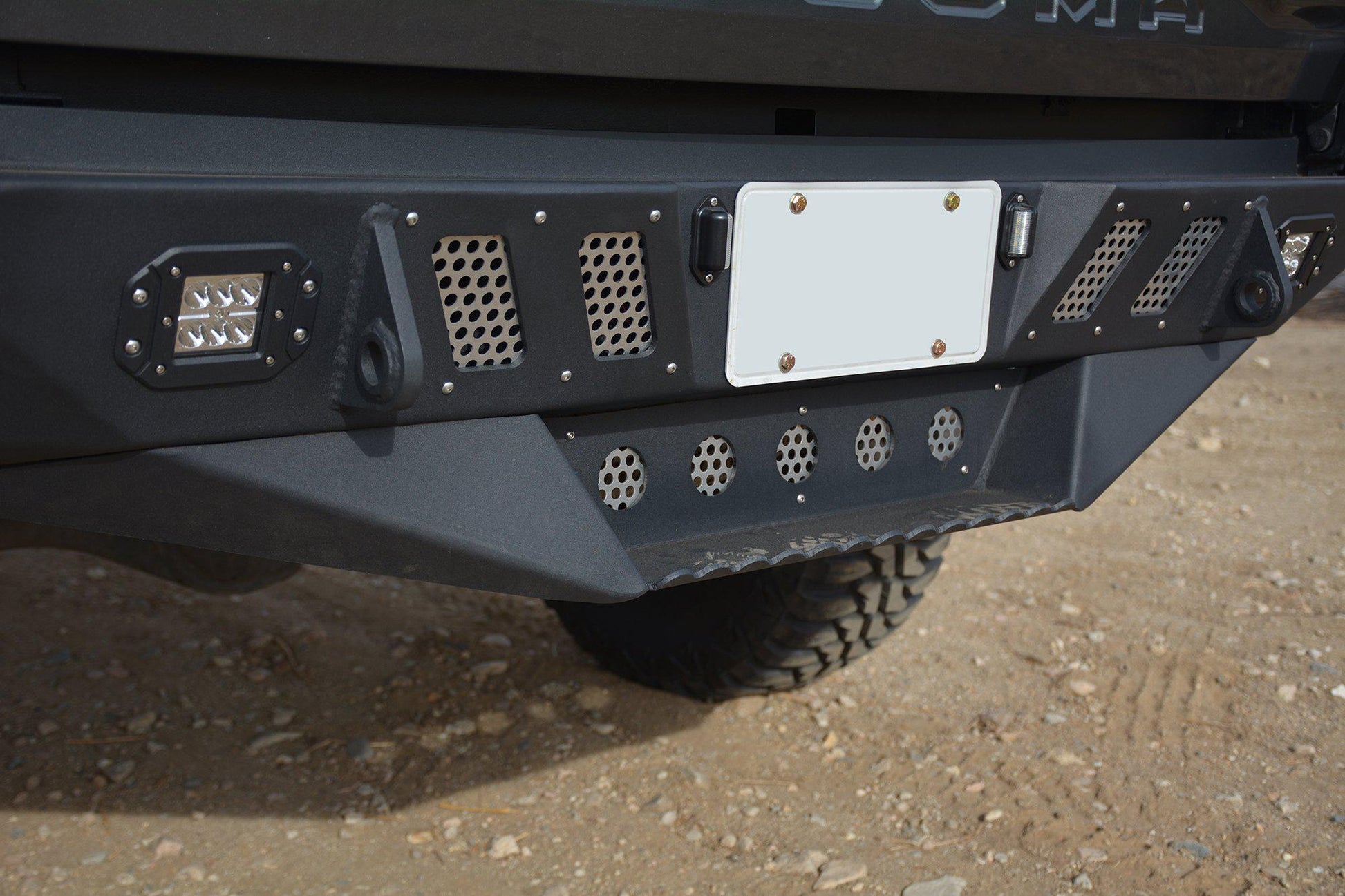 2016-21 Toyota Tacoma Rear Bumper Step-DV8 Offroad