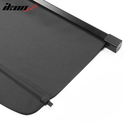 2016-2022 Benz GLC 4DR Black Rear Trunk Cargo Cover PVC Aluminum Rod