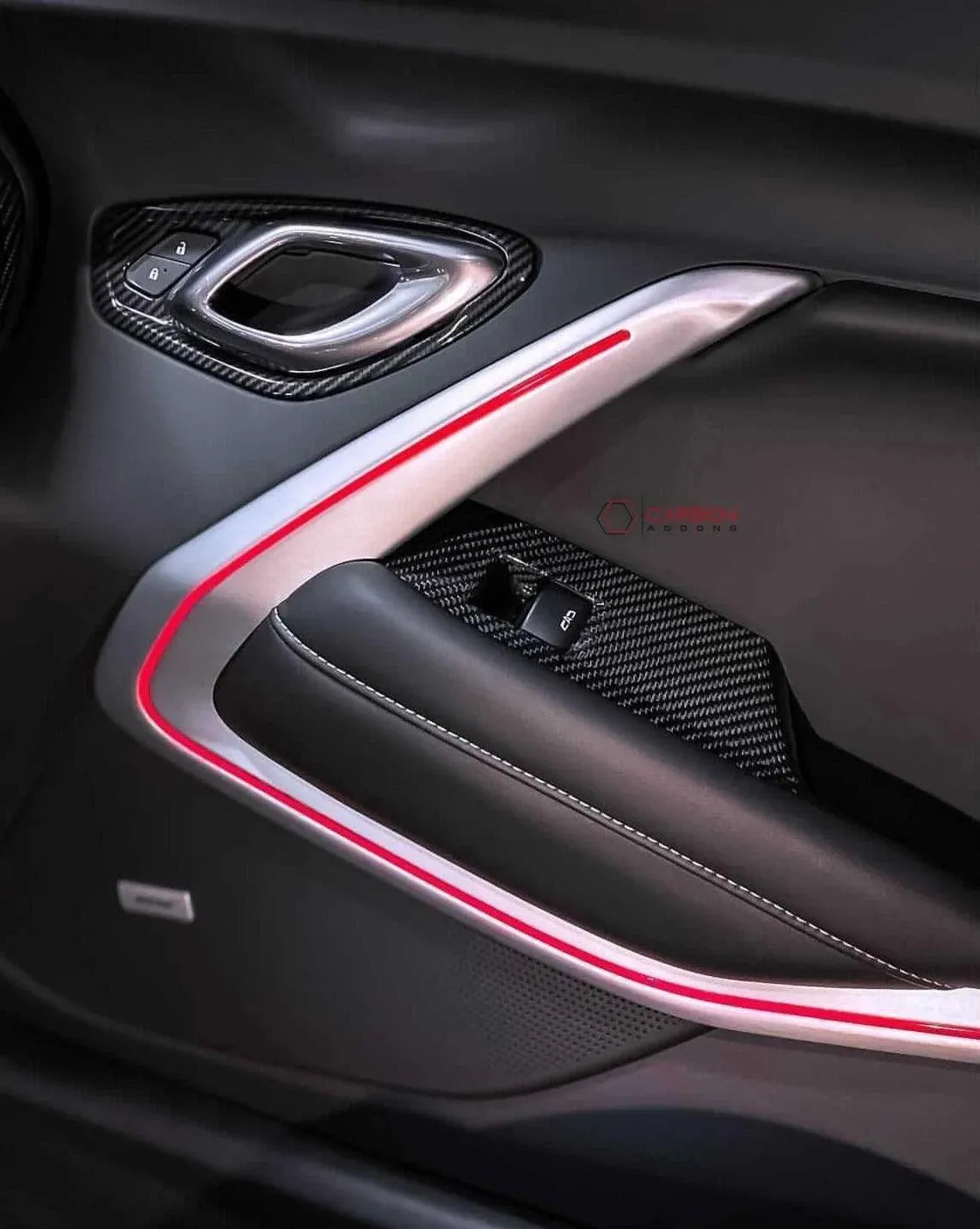 2016–2024 Camaro Real Carbon Fiber Window Switch Covers