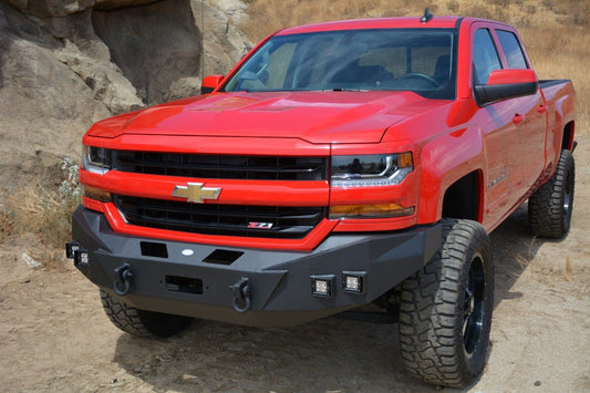 2017-13 Chevy Silverado 1500 Steel Front Bumper-DV8 Offroad