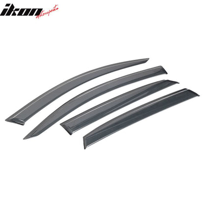 2017-2021 Honda Civic 10th Gen X HB5 Smoke/Tinted Window Visor Acrylic