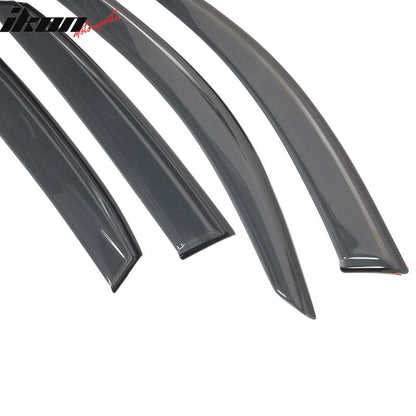 2017-2021 Honda Civic 10th Gen X HB5 Smoke/Tinted Window Visor Acrylic