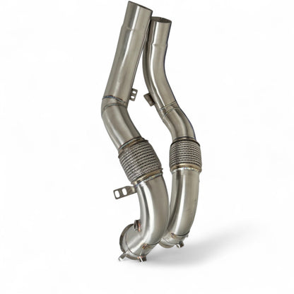 BMW N63R & N63B Catless Race Downpipes - M550i, 750i, M850i, X5, X6, X7