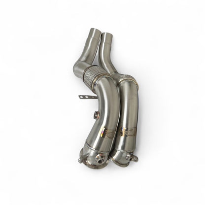 BMW N63R & N63B Catless Race Downpipes - M550i, 750i, M850i, X5, X6, X7