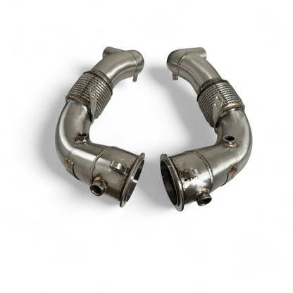 BMW N63R & N63B Catless Race Downpipes - M550i, 750i, M850i, X5, X6, X7