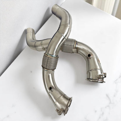BMW N63R & N63B Catless Race Downpipes - M550i, 750i, M850i, X5, X6, X7