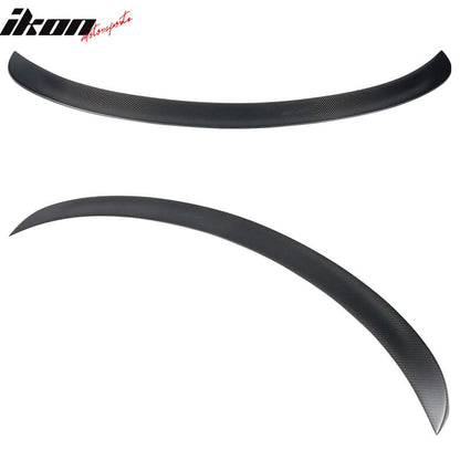2017-2023 Tesla Model 3 IKON Style Matte Carbon Fiber Rear Spoiler