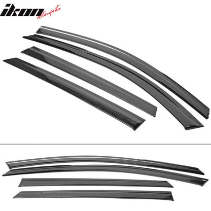 2017-2025 Mazda CX5 Slim Style Smoke Tinted Window Visor Polycarbonate