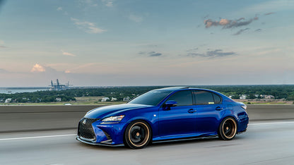 Lexus GS Base Model, F-Sport NIA Full lip Body Kit 5pcs (Front Splitter, Side Skirt Rockers, Rear apron spats) 2016-2020 in ABS