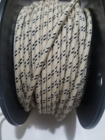 18 Gauge Cloth Braided Primary Wire [Sold By The Foot]
