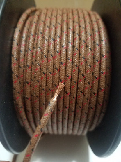 14 Gauge Cloth Braided Primary Wire [Sold By The Foot]