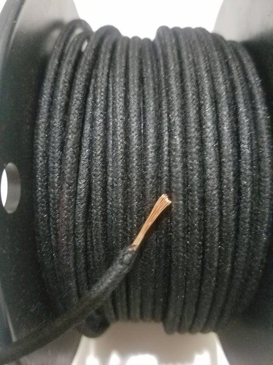 14 Gauge Cloth Braided Primary Wire [Sold By The Foot]