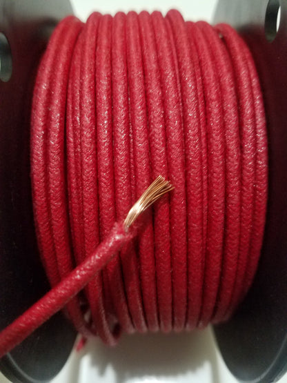 12 Gauge Cloth Braided Primary Wire [Sold By The Foot]