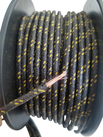 12 Gauge Cloth Braided Primary Wire [Sold By The Foot]