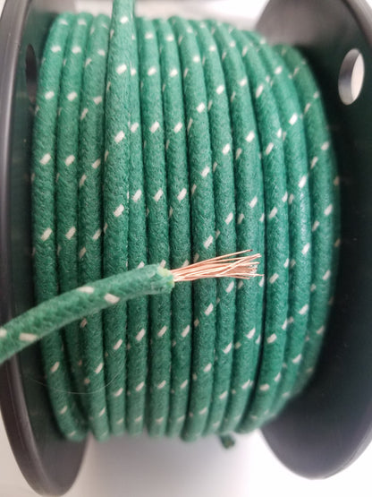 14 Gauge Cloth Braided Primary Wire [Sold By The Foot]