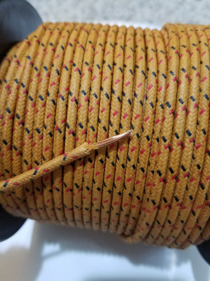 10 Gauge Cloth Braided Primary Wire [Sold By The Foot]