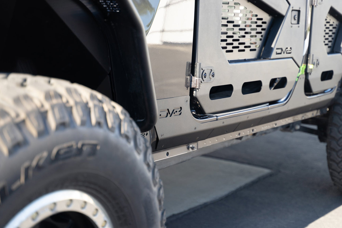 DV8 Offroad Jeep Wrangler JL Rock Sliders & Skins Bundle