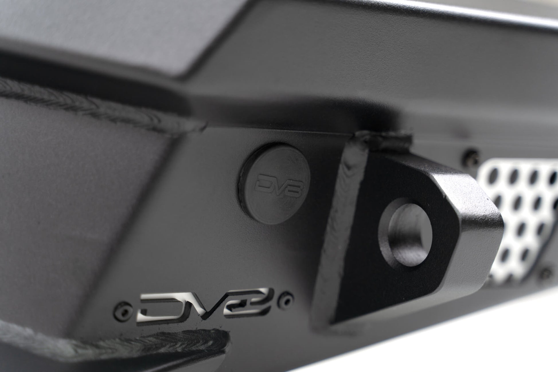 Studio Detail Shot of the Made to Overland Series Rear Bumper for the 2018-2024 Jeep Wrangler JL