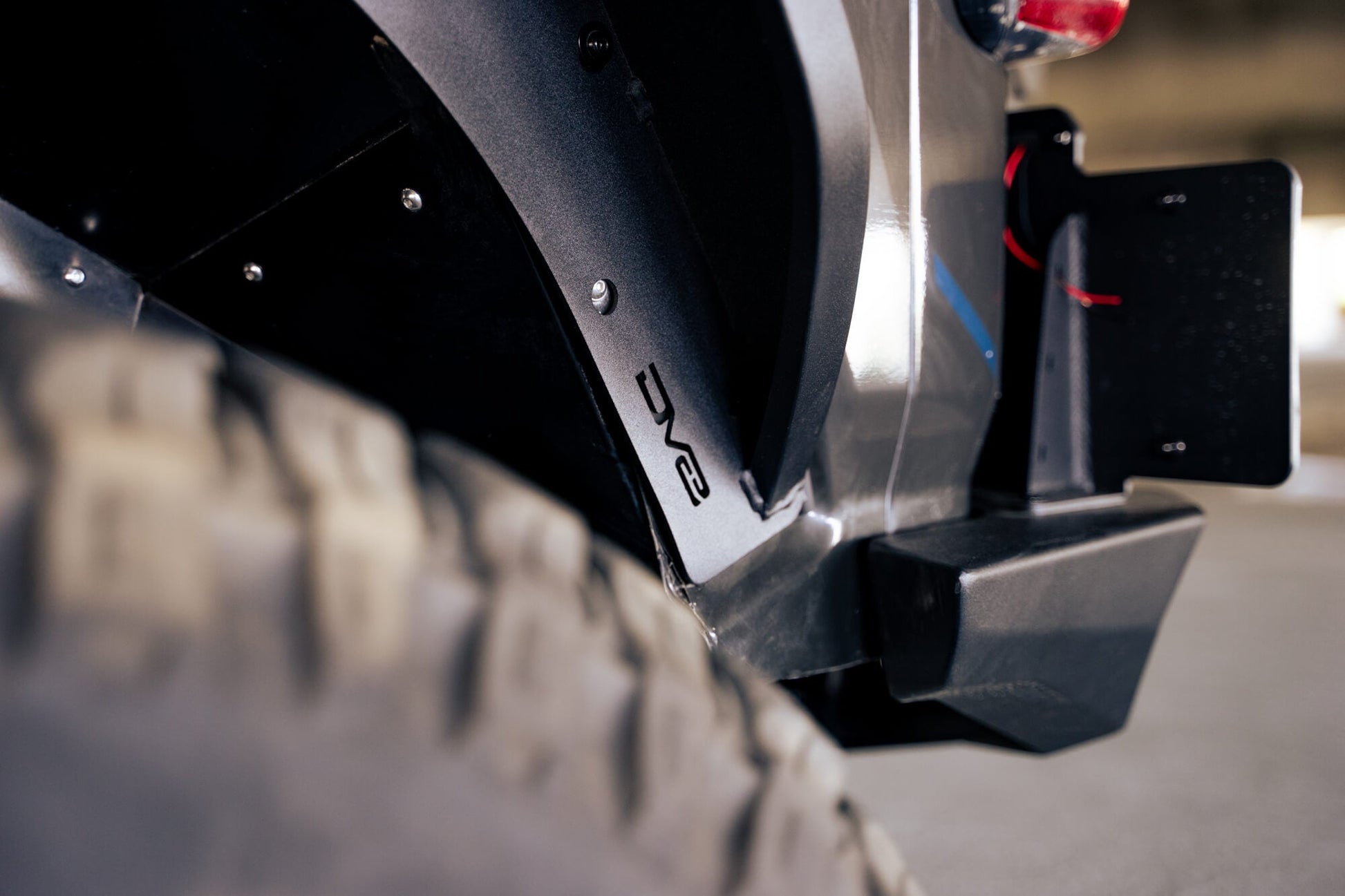 2018-2023 Jeep Wrangler JL Slim Fender Flares DV8 logo cutout