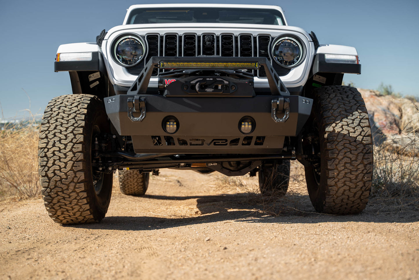 Vehicle profile with the Front Differential Skid Plate for the Jeep Wrangler JL & Gladiator JT