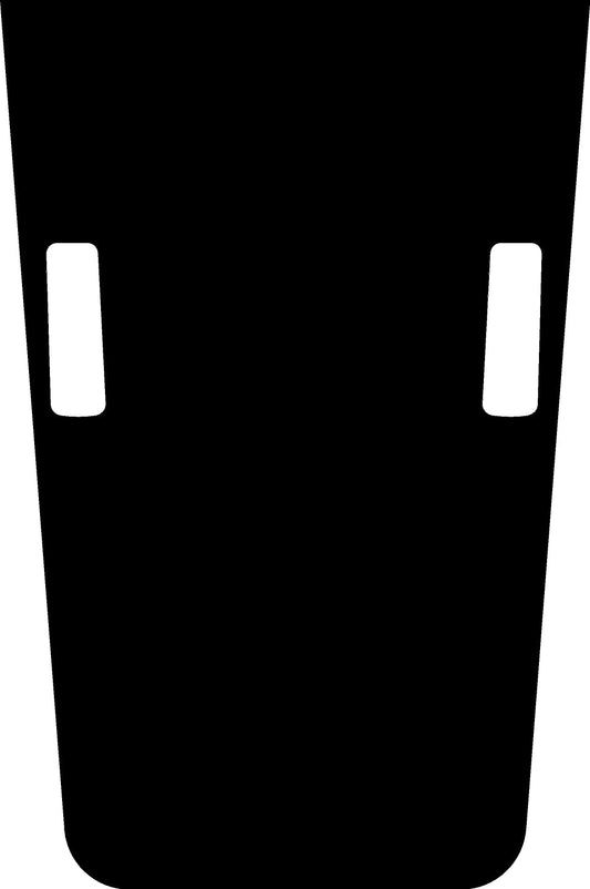 Vented Hood Decal Cover for 2018-2026 Jeep Wrangler