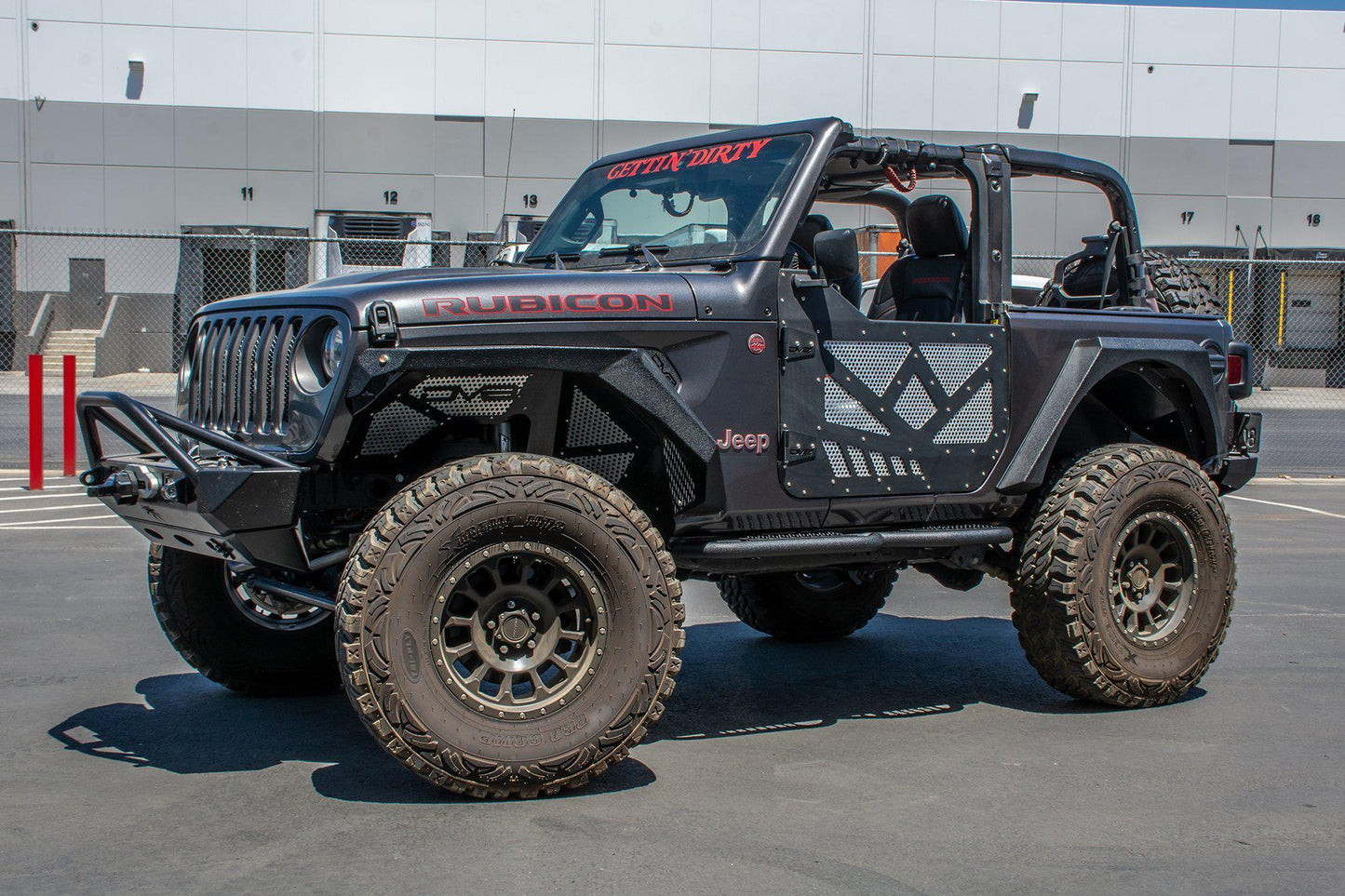 2018-21 Jeep JL 2 Door Boxed Rock Sliders w/ Step-DV8 Offroad