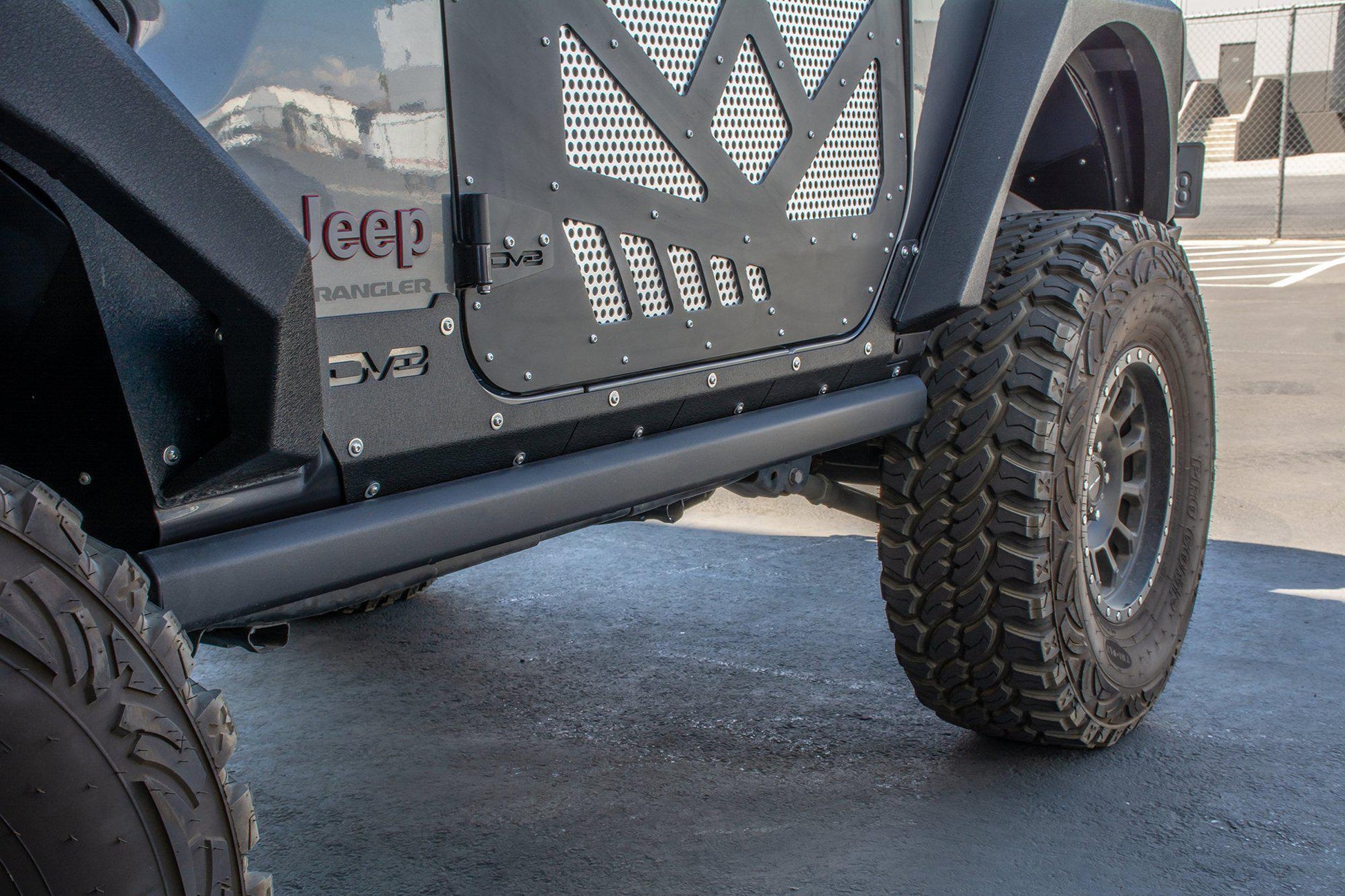 2018-21 Jeep JL 2 Door Rock Skins-DV8 Offroad