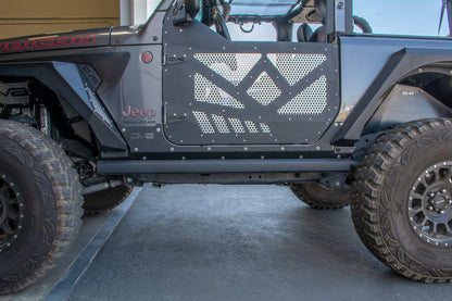 2018-21 Jeep JL 2 Door Rock Skins-DV8 Offroad