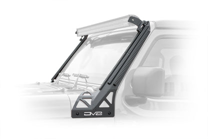 2018-21 Jeep JL & 2020-21 JT A-Pillar Mounted Rail System-DV8 Offroad