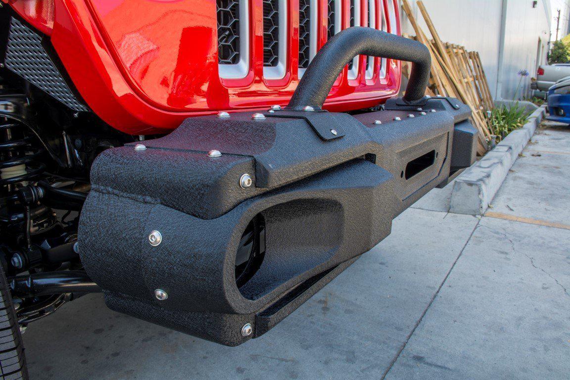 2018-21 Jeep JL & 2020-21 JT Front Modular Bumper with Bull Bar-DV8 Offroad