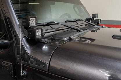 2018-21 Jeep JL & 2020-21 JT Lower A-Pillar Light Mount-DV8 Offroad