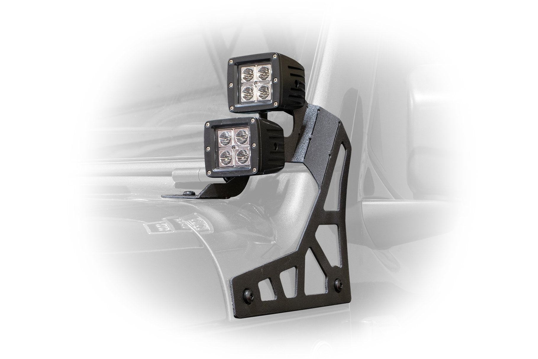 2018-21 Jeep JL & 2020-21 JT Lower A-Pillar Light Mount-DV8 Offroad