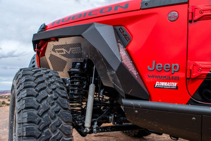 2018-21 Jeep JL Armor Fender Flares | Front & Rear-DV8 Offroad