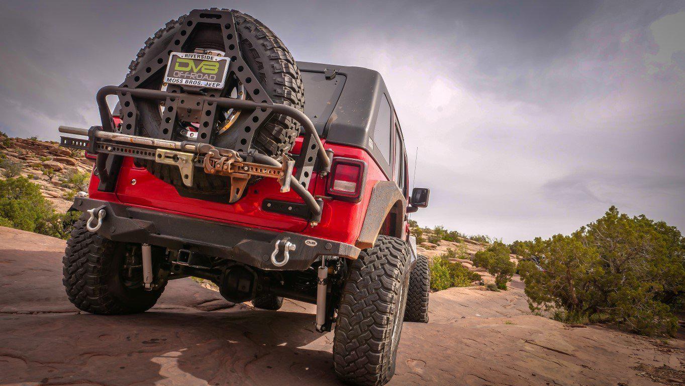 2018-21 Jeep JL Cage Style Tire Carrier-DV8 Offroad