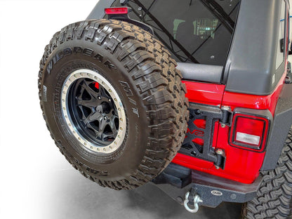 2018-21 Jeep JL Hinge Mounted Tire Carrier-DV8 Offroad