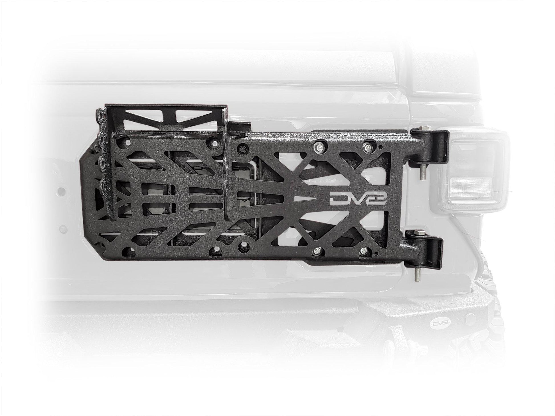 2018-21 Jeep JL Hinge Mounted Tire Carrier-DV8 Offroad