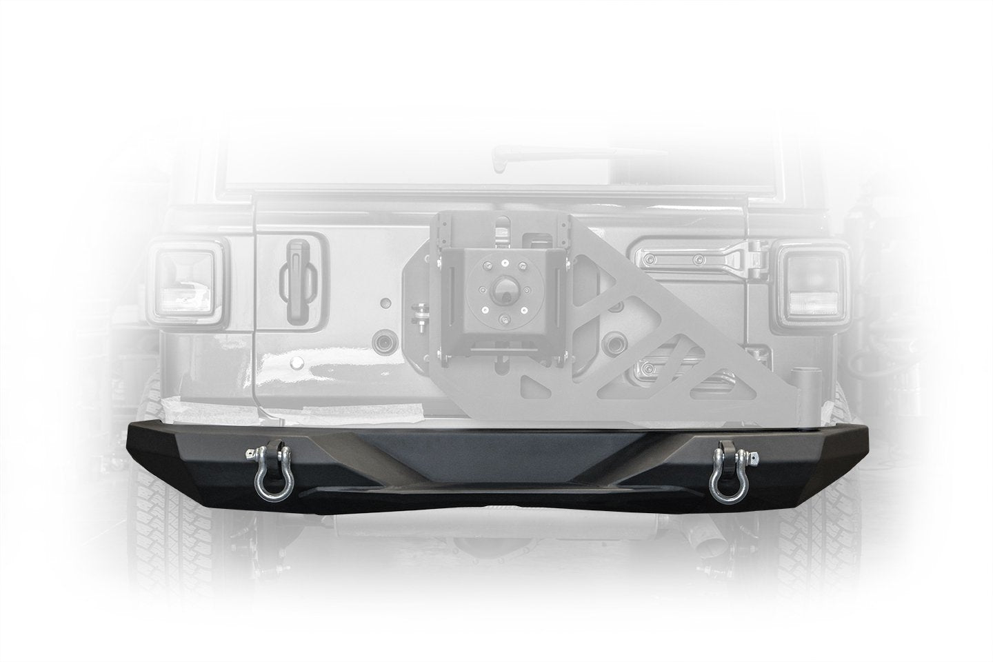 2018-21 Jeep JL Rear Bumper with Swing Away Tire Carrier-DV8 Offroad