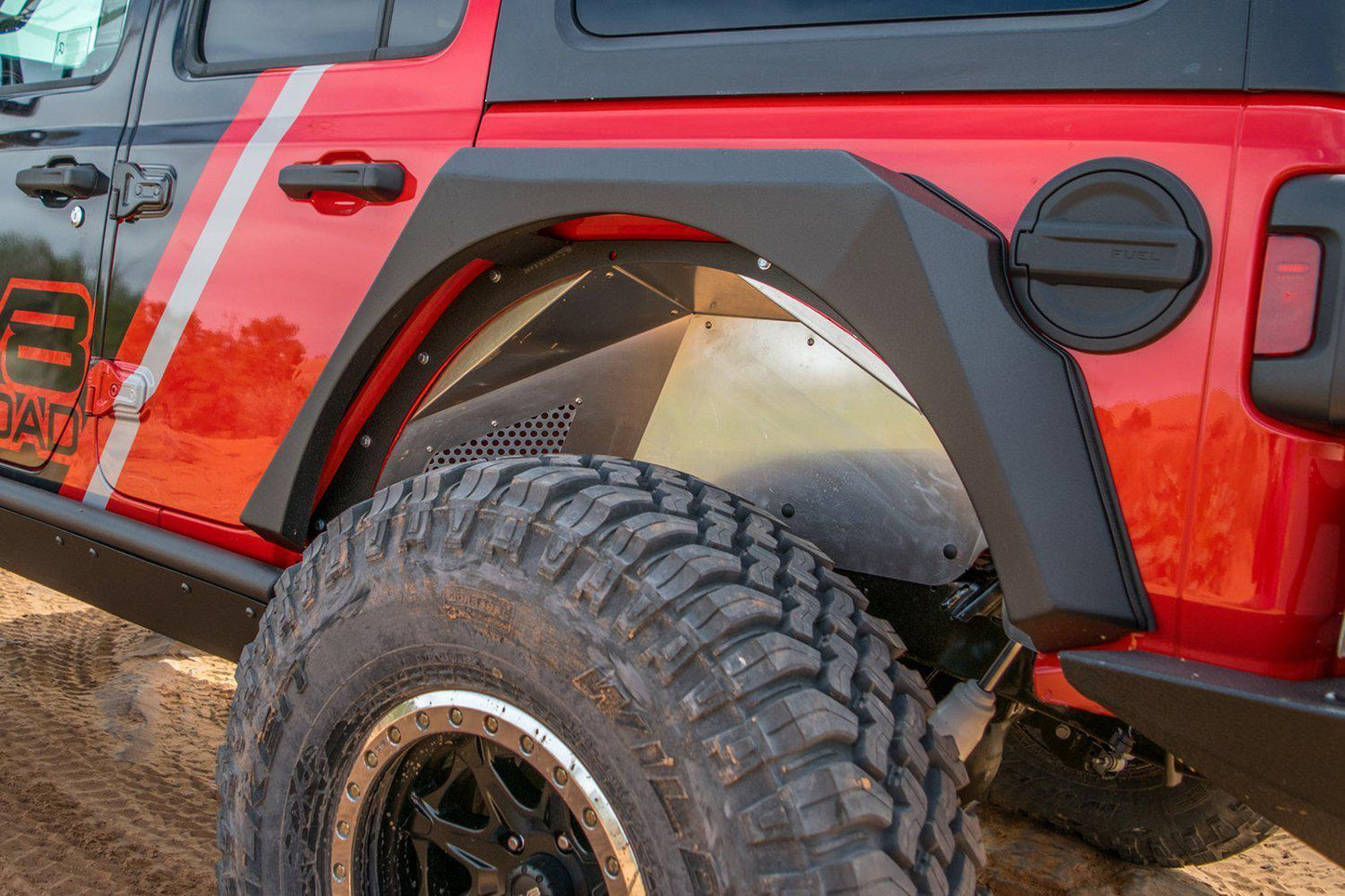 2018-21 Jeep JL Rear Inner Fenders | Black or Raw-DV8 Offroad