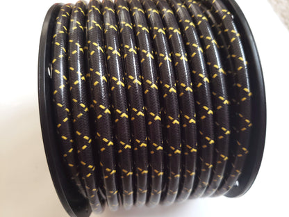 7mm Copper Core Cloth Braided Spark Plug Wire [Sold By The Foot]