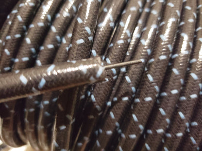 8mm Suppression Core Cloth Braided Spark Plug Wire [Sold By The Foot]