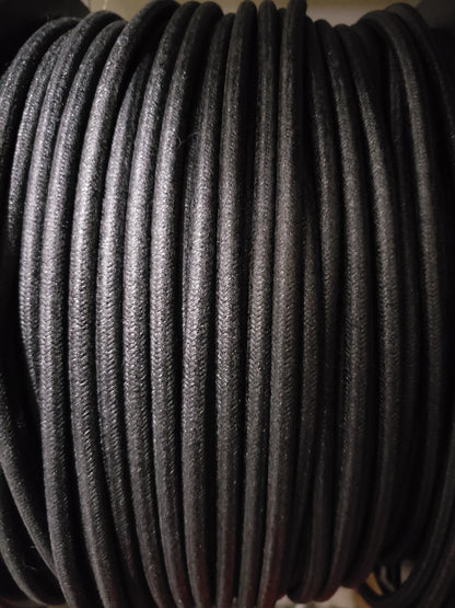 7mm Copper Core Cloth Braided Spark Plug Wire [Sold By The Foot]