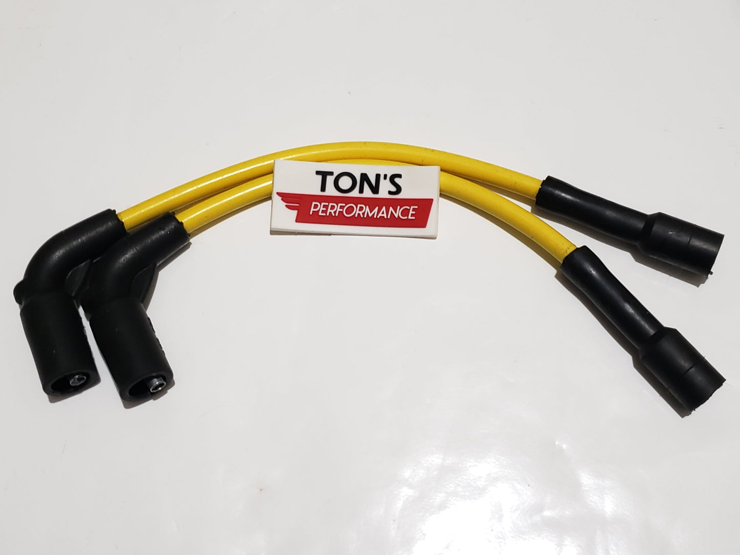 Silicone Plug Wires Harley Sportster 2007+ / PAIR OF SHORT WIRES FOR RELOCATED COIL