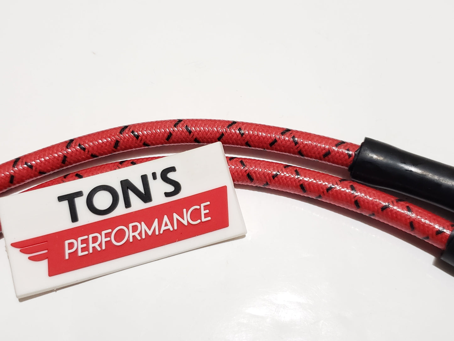 Cloth Braided Plug Wires Harley Dyna Softail 1999 - 2017 / PAIR OF REPLACEMENT OEM LENGTH WIRES