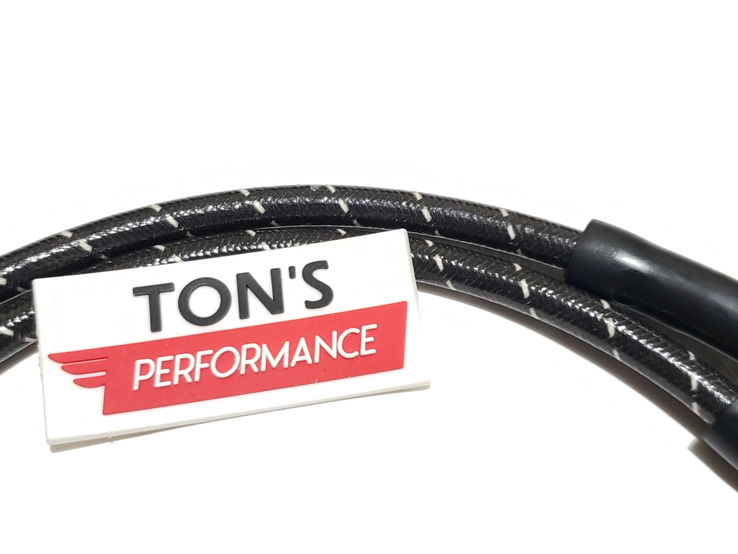 Cloth Braided Plug Wires Harley Dyna Softail 1999 - 2017 / PAIR OF REPLACEMENT OEM LENGTH WIRES