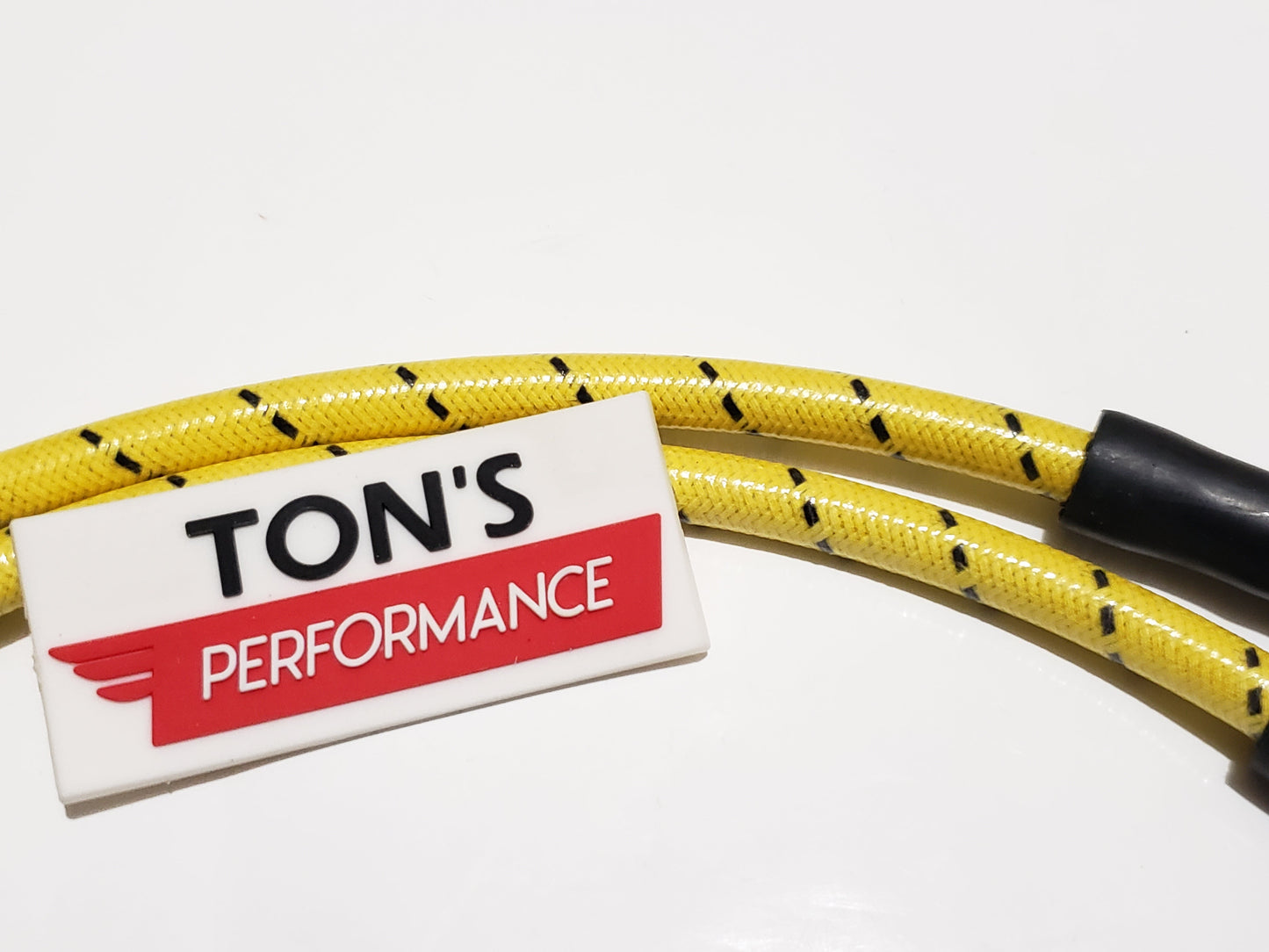 Cloth Braided Plug Wires Harley Sportster 1986 - 2003 / PAIR OF REPLACEMENT OEM LENGTH WIRES