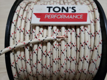 16 Gauge Cloth Braided Primary Wire [Sold By The Foot]