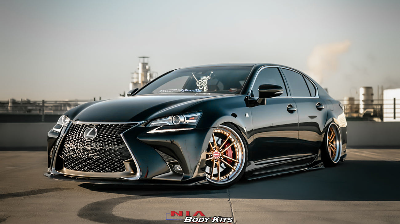 NIA Lexus GS F-Sport NIA Side Skirts Splitter Lip (2016-2020) GS16-SPR-SD