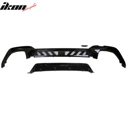 2019-2022 BMW G20 3 Series M340 Style Rear Bumper Lip w/ Square Tip